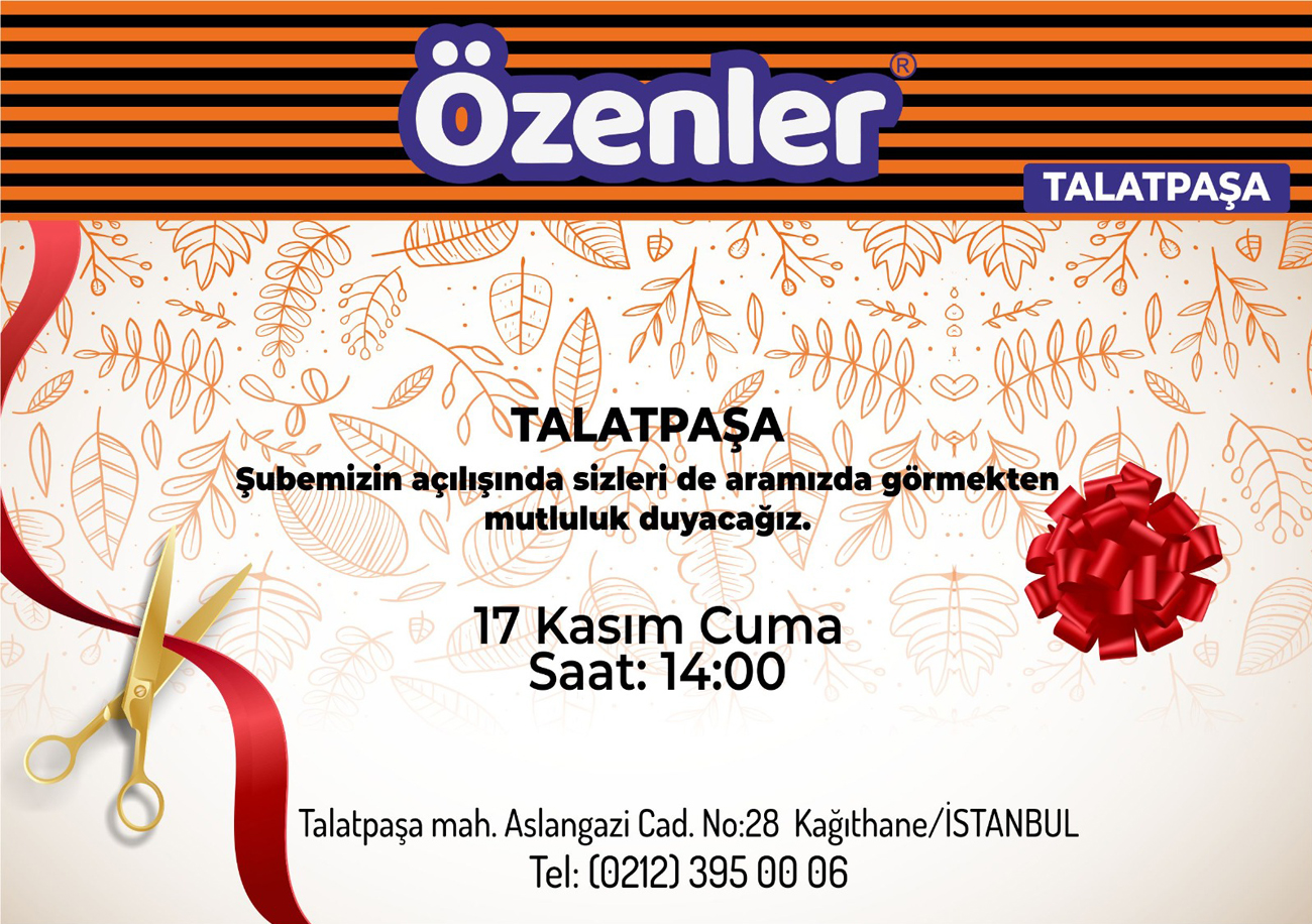 Özenler Talatpaşa Şubesini Açıyor